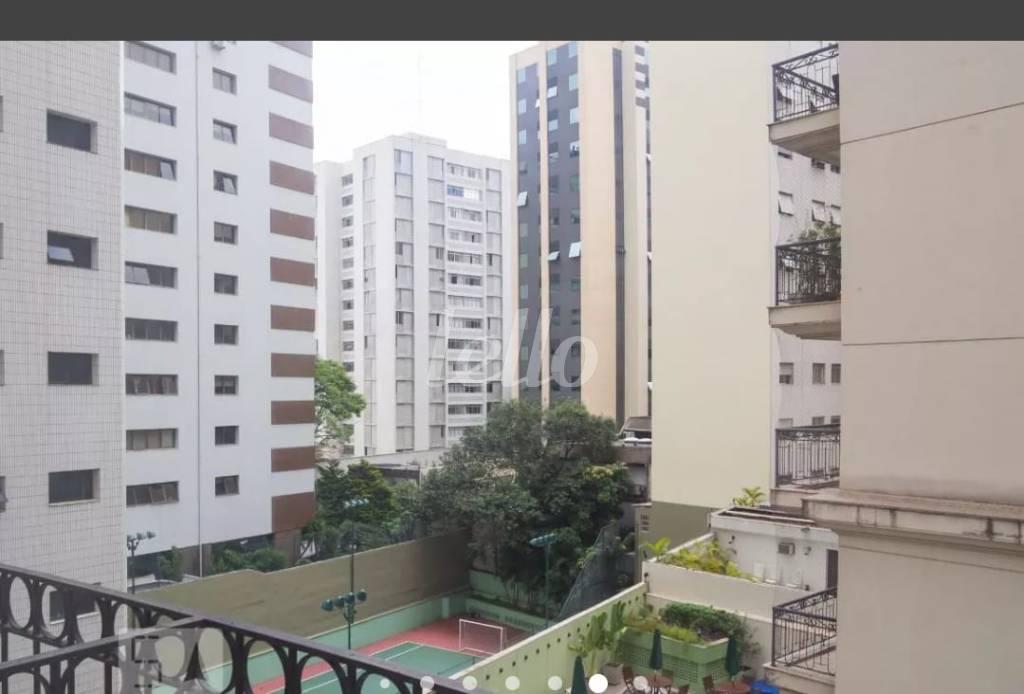 VISTA de Apartamento à venda, Flat com 42 m², 1 quarto e 1 vaga em Santa Cecília - São Paulo