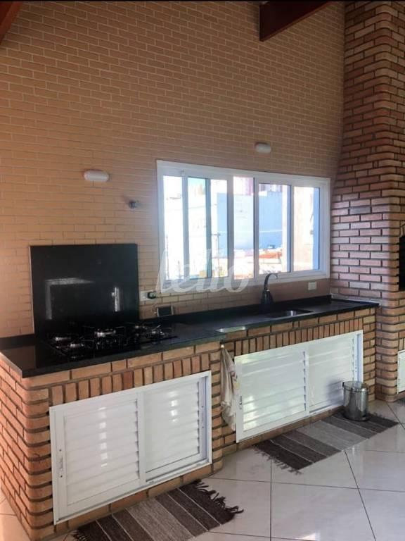 ÁREA GOURMET de Casa à venda, sobrado com 280 m², 3 quartos e 4 vagas em Vila Marina - Santo André