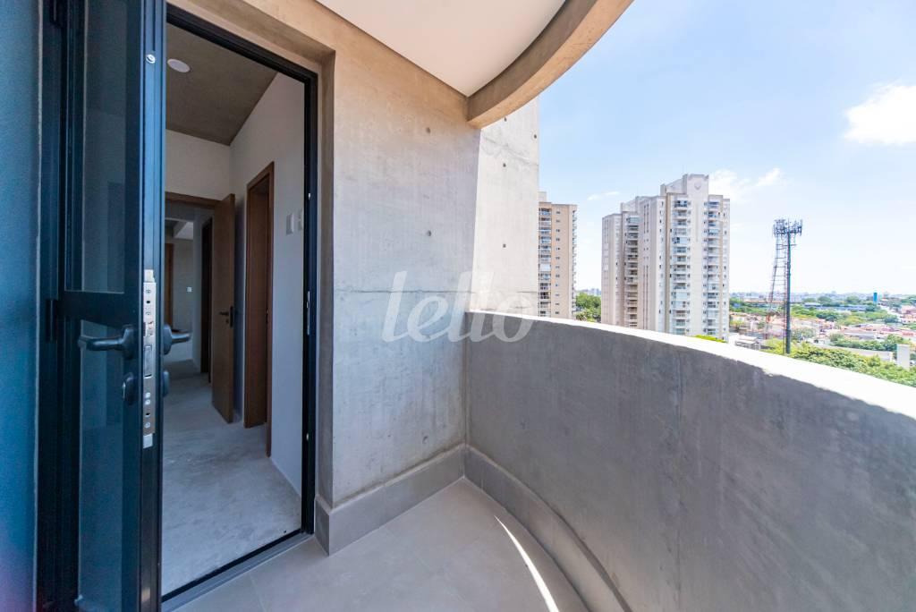 VARANDA DO QUARTO 2 de Apartamento à venda, Padrão com 87 m², 2 quartos e 2 vagas em Jardim - Santo André