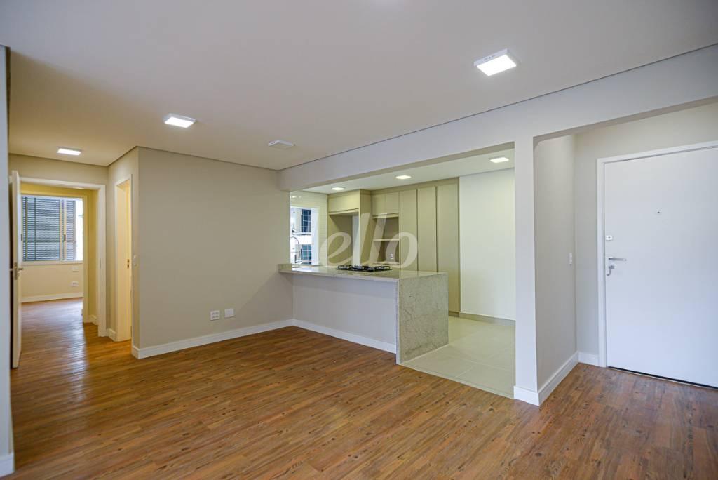 SALA/COZINHA de Apartamento à venda, Padrão com 128 m², 3 quartos e 1 vaga em Jardim Paulista - São Paulo