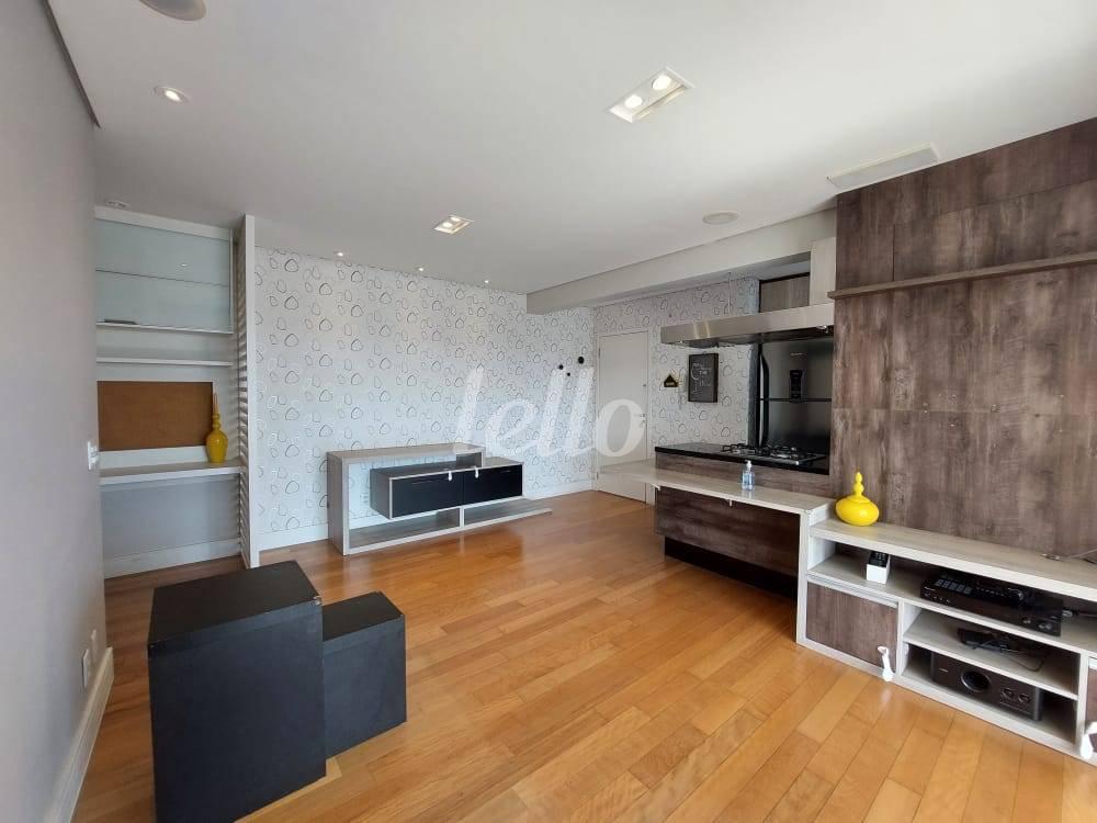 LIVING de Apartamento à venda, Padrão com 86 m², 3 quartos e 2 vagas em Mooca - São Paulo
