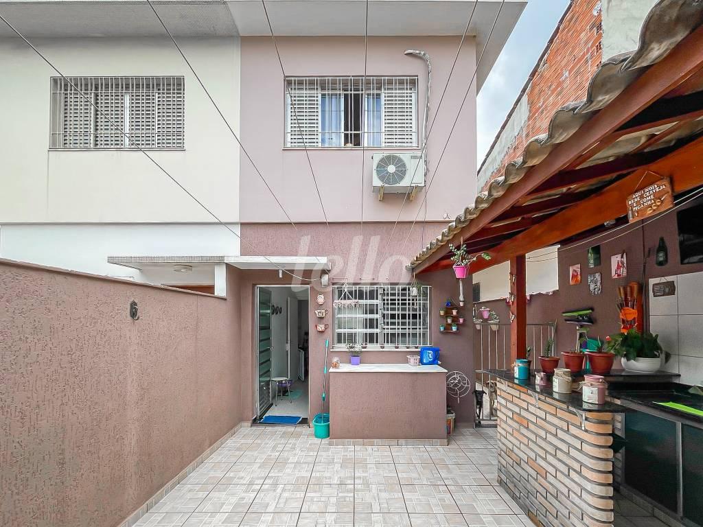 QUINTAL de Casa à venda, sobrado com 184 m², 3 quartos e 1 vaga em Mooca - São Paulo