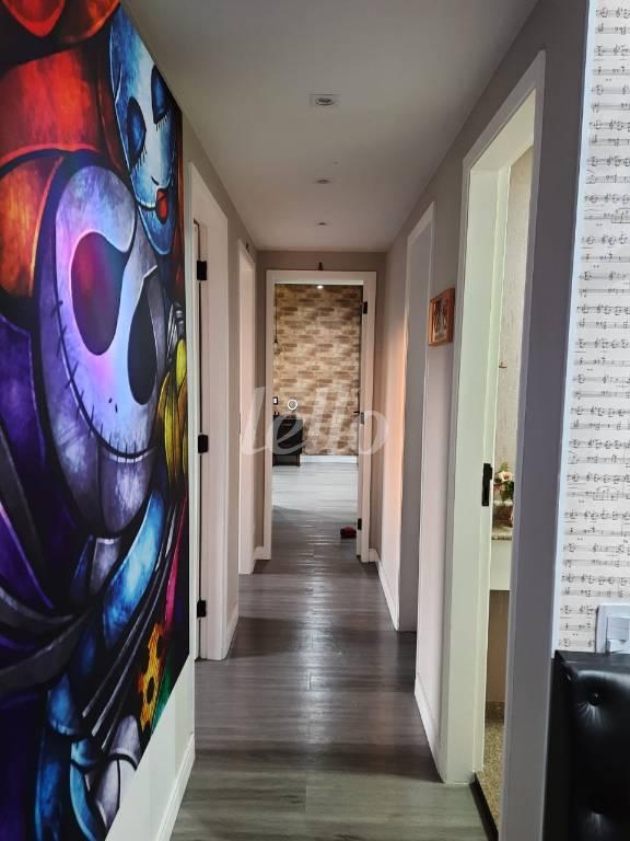 CORREDOR INTERNO de Apartamento à venda, Padrão com 123 m², 3 quartos e 3 vagas em Cambuci - São Paulo