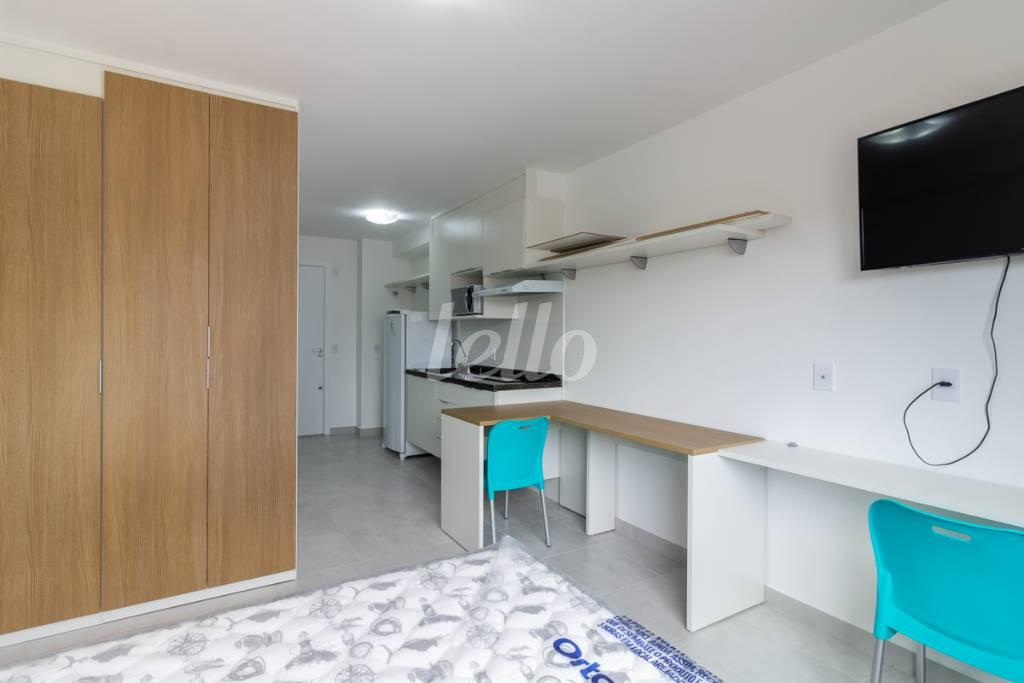 STUDIO de Apartamento para alugar, Padrão com 25 m², 1 quarto e em Vila Clementino - São Paulo