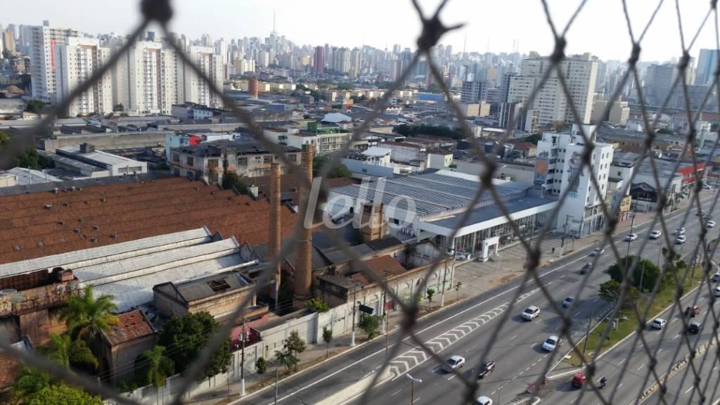 VISTA de Apartamento à venda, Padrão com 46 m², 2 quartos e em Brás - São Paulo