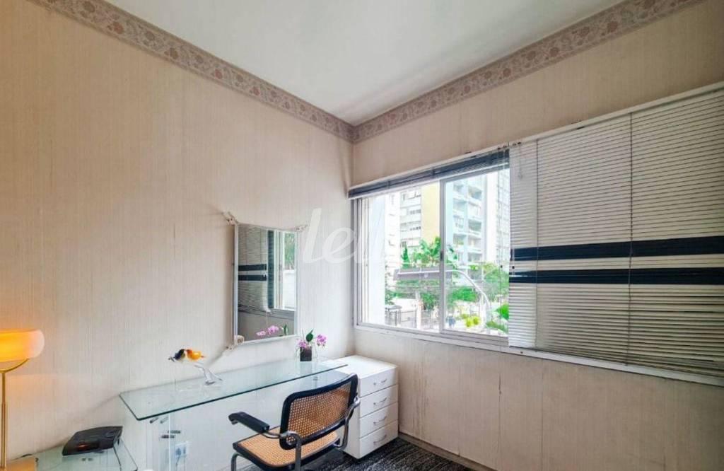 DORMITÓRIO de Apartamento à venda, Padrão com 130 m², 3 quartos e 1 vaga em Higienópolis - São Paulo