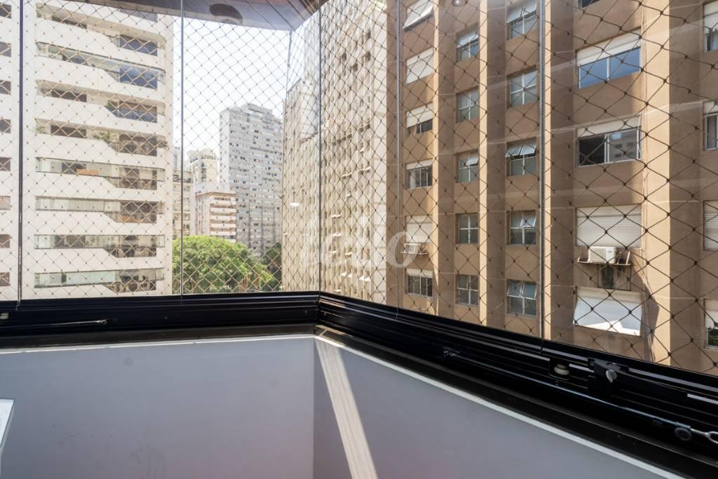 VARANDA DA SUÍTE 3 de Apartamento à venda, Padrão com 241 m², 4 quartos e 4 vagas em Santa Cecília - São Paulo