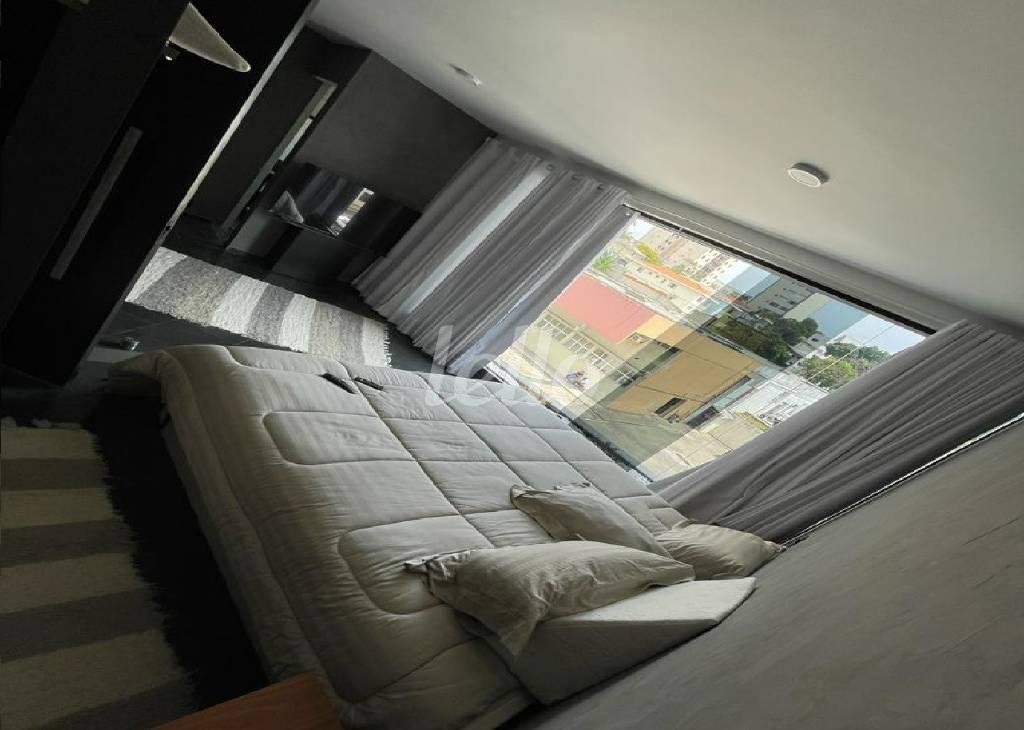 DORMITÓRIO de Apartamento para alugar, Loft com 120 m², 1 quarto e em Vila Angelina - São Bernardo do Campo