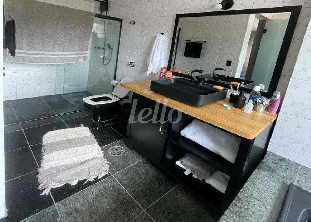 BANHEIRO 01 de Apartamento para alugar, Loft com 120 m², 1 quarto e em Vila Angelina - São Bernardo do Campo