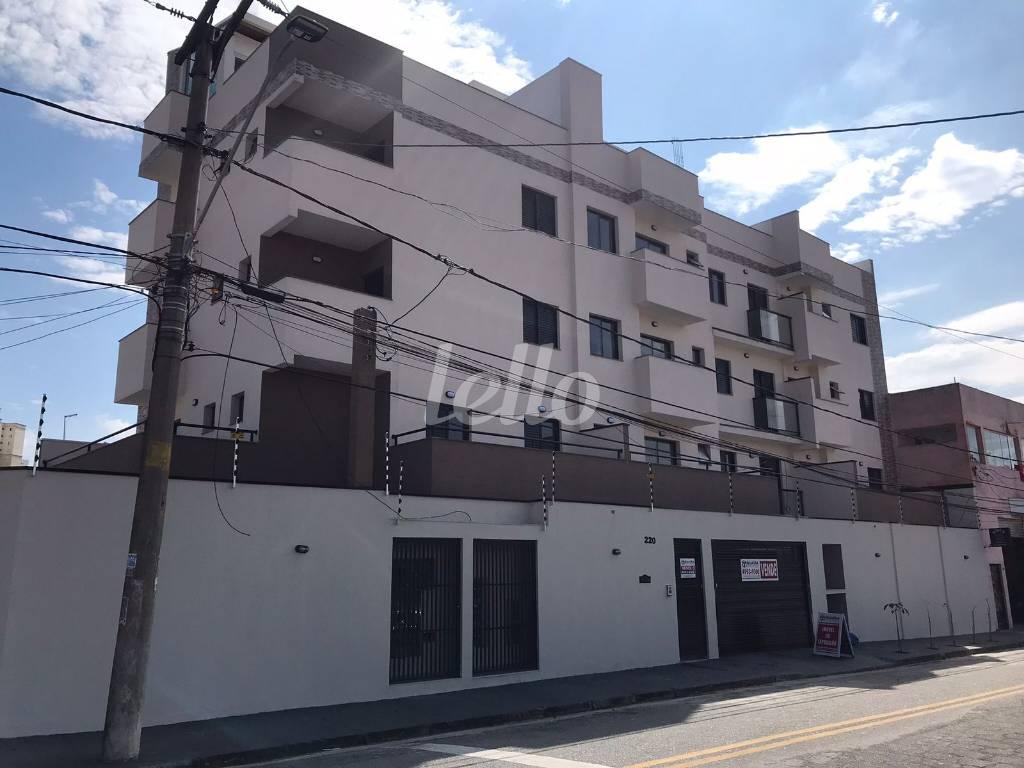FACHADA de Apartamento à venda, Padrão com 43 m², 2 quartos e 1 vaga em Jardim Ocara - Santo André
