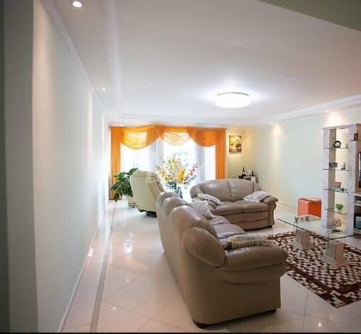 SALA DOIS AMBIENTES de Casa à venda, sobrado com 276 m², 3 quartos e 4 vagas em Jardim Paraíso - Santo André
