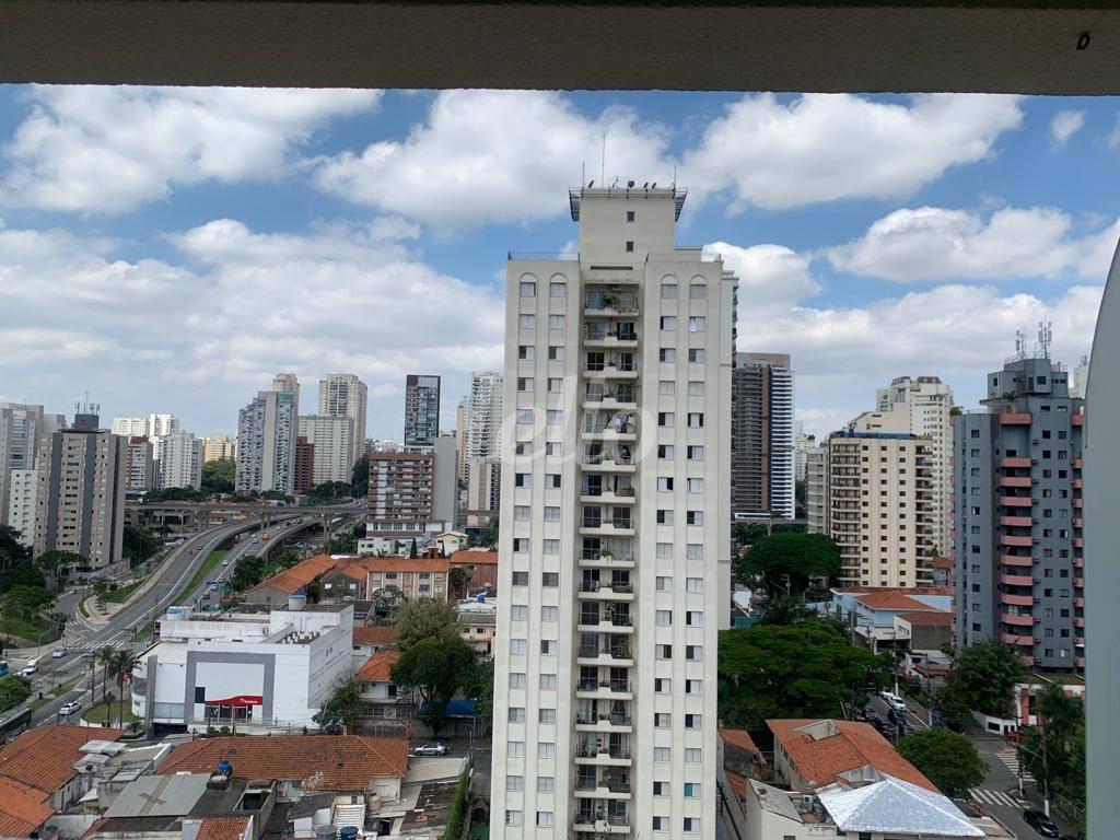 VISTA de Sala / Conjunto à venda, Padrão com 37 m², e 1 vaga em Brooklin Paulista - São Paulo