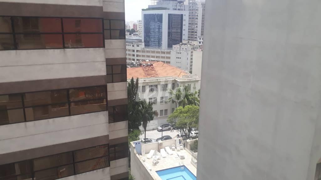 VISTA de Apartamento à venda, Padrão com 25 m², 1 quarto e em Jardim Paulista - São Paulo
