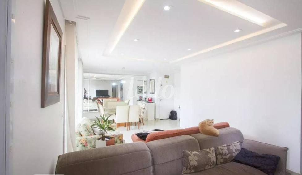 SALA de Apartamento para alugar, Padrão com 121 m², 3 quartos e em Jardim Caravelas - São Paulo
