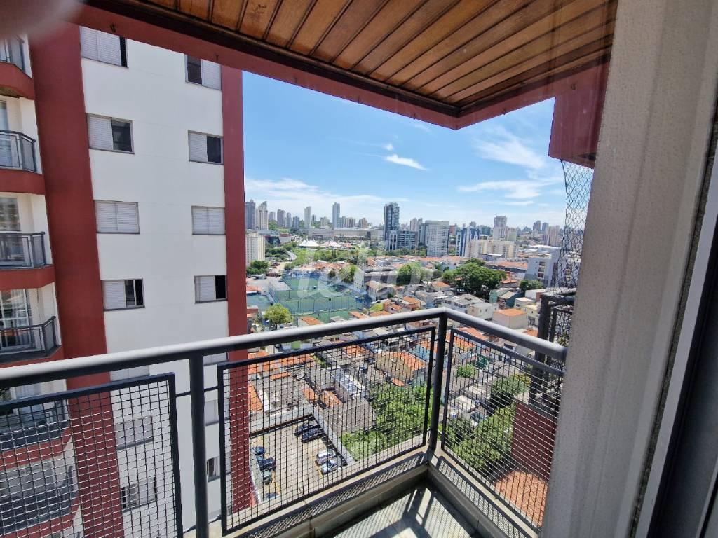 SACADA de Apartamento à venda, Padrão com 58 m², 2 quartos e 1 vaga em Vila Regente Feijó - São Paulo