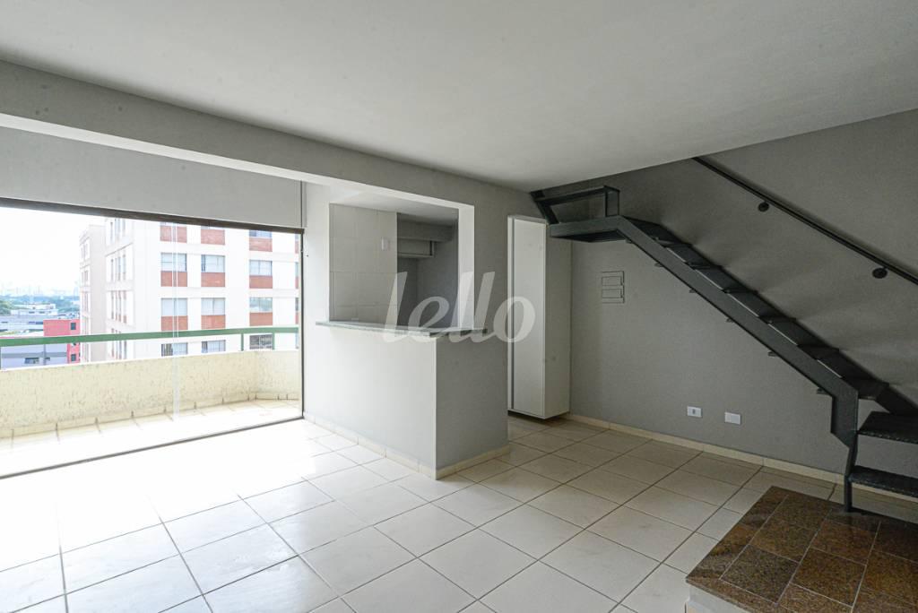 SALA - SACADA de Apartamento à venda, Duplex com 63 m², 1 quarto e 2 vagas em Casa Verde - São Paulo