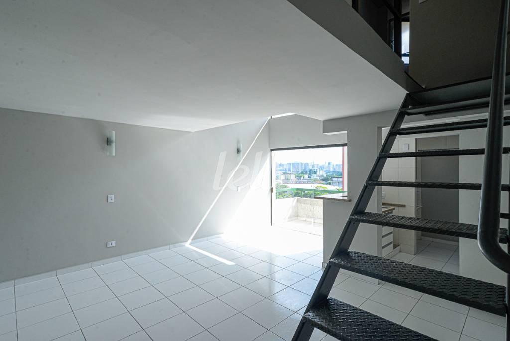 SALA - COZINHA INTEGRADA de Apartamento à venda, Duplex com 63 m², 1 quarto e 2 vagas em Casa Verde - São Paulo