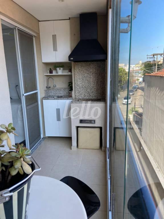 VARANDA GOURMET de Apartamento à venda, Padrão com 60 m², 2 quartos e 2 vagas em Vila Mazzei - São Paulo