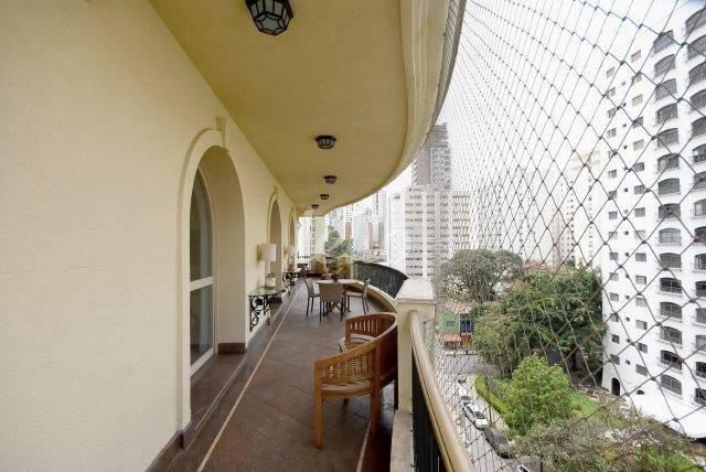 VARANDA de Apartamento à venda, Padrão com 587 m², 5 quartos e 8 vagas em Jardim Paulista - São Paulo