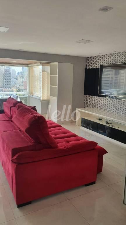 SALA DE TV de Apartamento à venda, Padrão com 140 m², 4 quartos e 4 vagas em Centro - Santo André