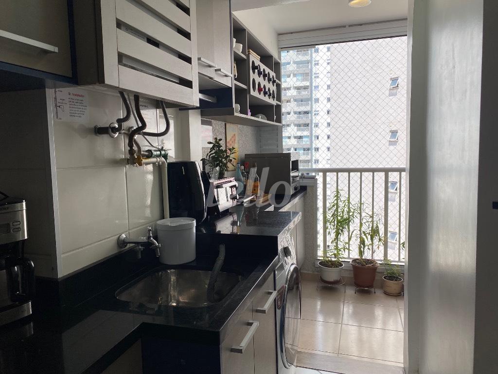 ÁREA DE SERVIÇO de Apartamento à venda, Padrão com 55 m², 2 quartos e 1 vaga em Brás - São Paulo