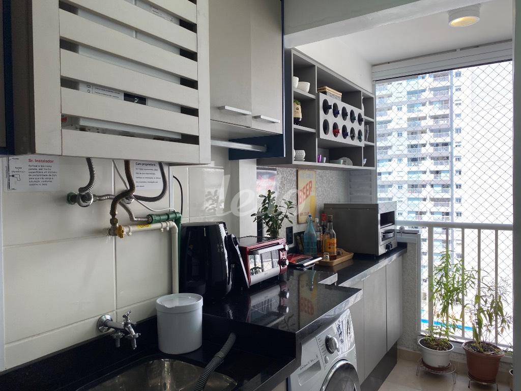 ÁREA DE SERVIÇO de Apartamento à venda, Padrão com 55 m², 2 quartos e 1 vaga em Brás - São Paulo