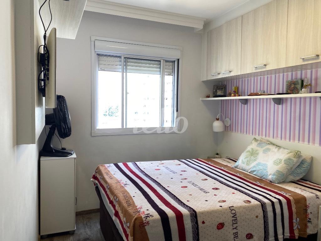 SUÍTE de Apartamento à venda, Padrão com 55 m², 2 quartos e 1 vaga em Brás - São Paulo