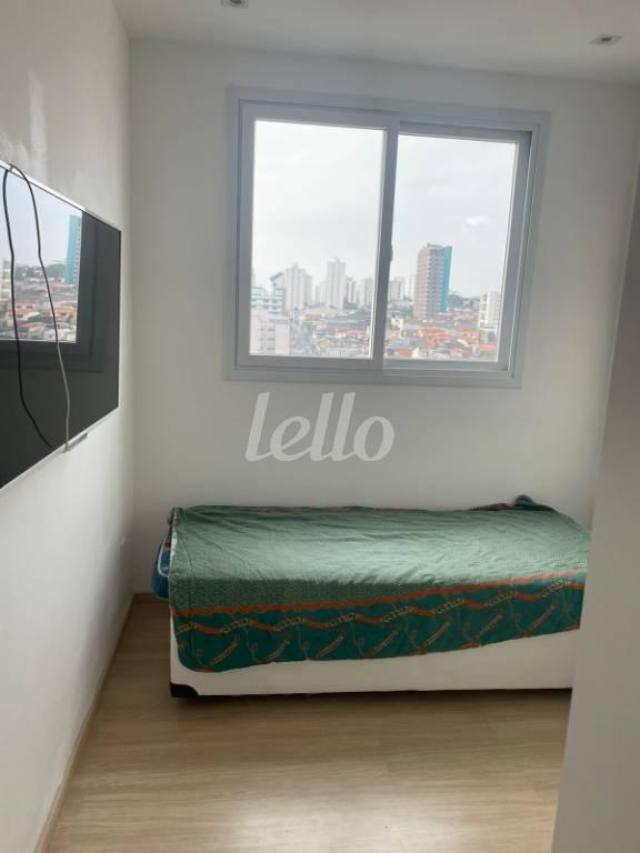 DORMITÓRIO de Apartamento à venda, Padrão com 44 m², 2 quartos e 1 vaga em Vila Prudente - São Paulo