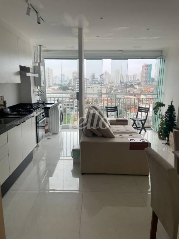 SALA de Apartamento à venda, Padrão com 44 m², 2 quartos e 1 vaga em Vila Prudente - São Paulo