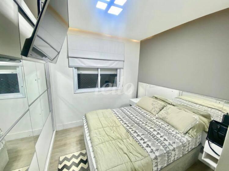 SEGUNDO DORMITÓRIO de Apartamento à venda, Padrão com 67 m², 3 quartos e 1 vaga em Vila Homero Thon - Santo André