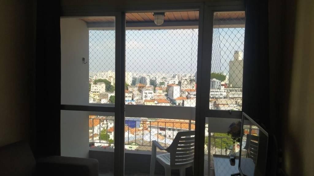SACADA de Apartamento à venda, Padrão com 57 m², 2 quartos e 1 vaga em Vila Mazzei - São Paulo