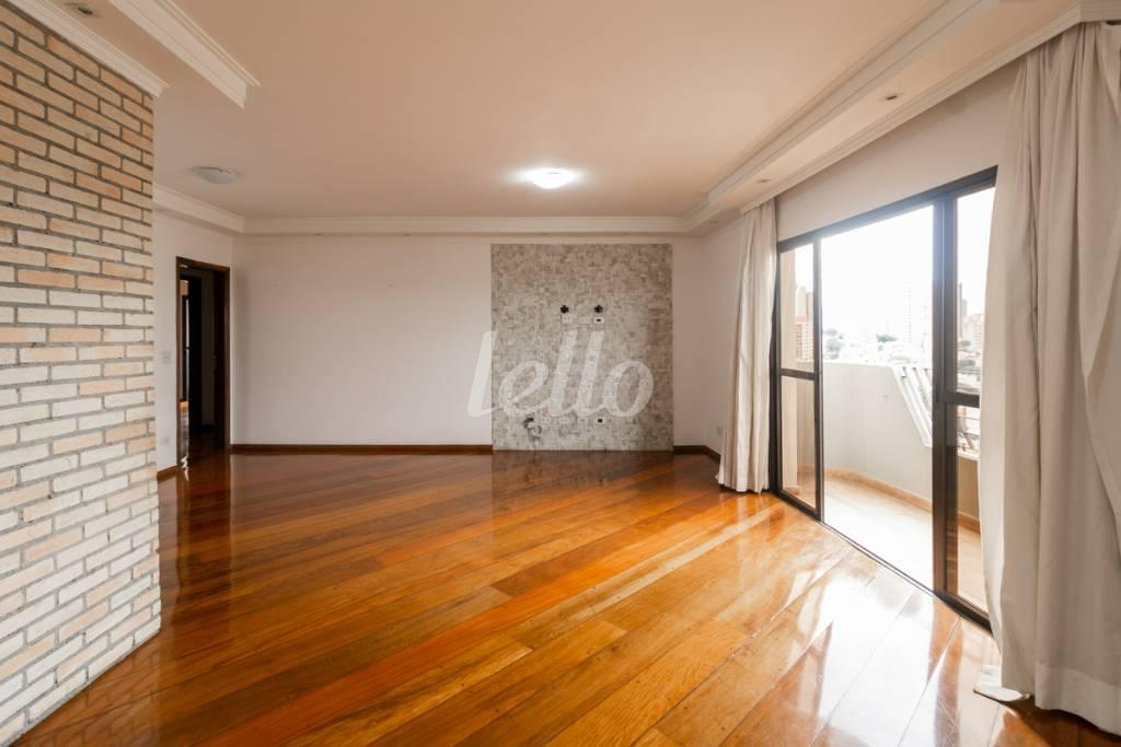 SALA de Apartamento para alugar, Padrão com 127 m², 3 quartos e 2 vagas em Vila Marina - Santo André