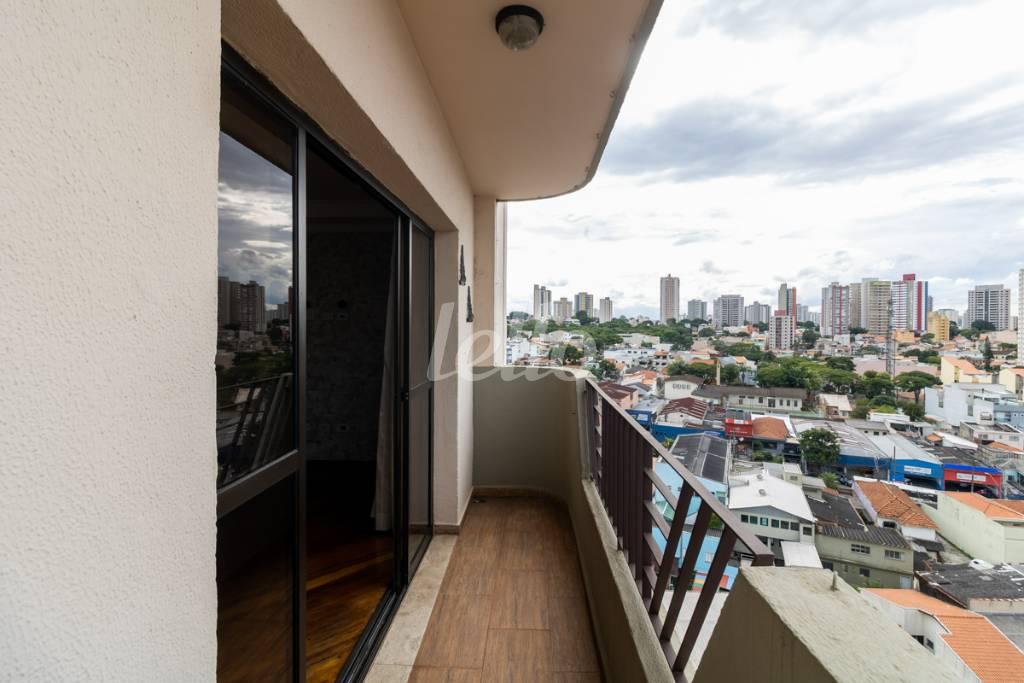 VARANDA de Apartamento para alugar, Padrão com 127 m², 3 quartos e 2 vagas em Vila Marina - Santo André