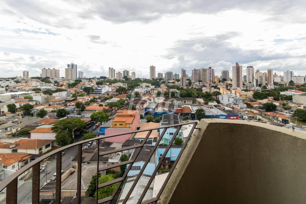 VARANDA DA SUITE de Apartamento para alugar, Padrão com 127 m², 3 quartos e 2 vagas em Vila Marina - Santo André