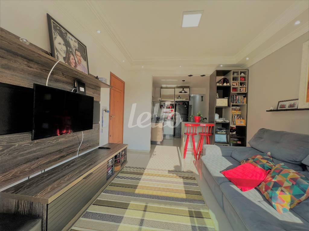 SALA de Apartamento à venda, Padrão com 71 m², 2 quartos e 1 vaga em Vila Príncipe de Gales - Santo André