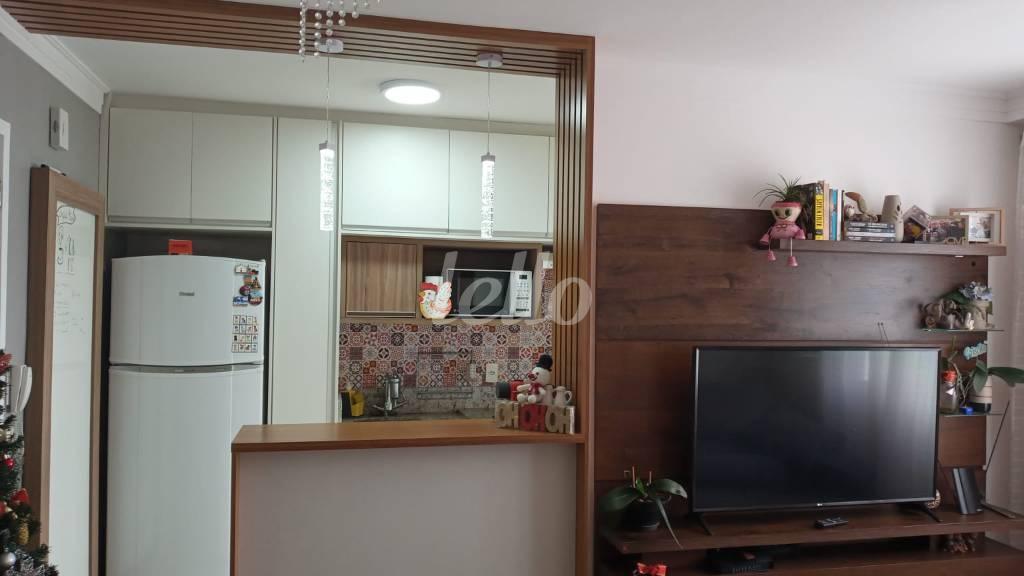 SALA/COZINHA de Apartamento à venda, Padrão com 49 m², 2 quartos e 1 vaga em Pauliceia - São Bernardo do Campo