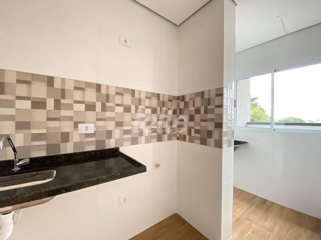 B COZINHA E AREA DE SERVIÇO de Apartamento à venda, Padrão com 30 m², 1 quarto e em Vila Formosa - São Paulo