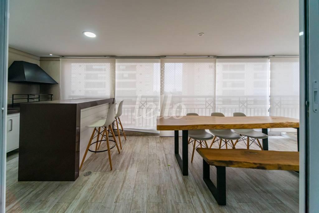 VARANDA GOURMET de Apartamento à venda, Padrão com 165 m², 3 quartos e 2 vagas em Jardim - Santo André