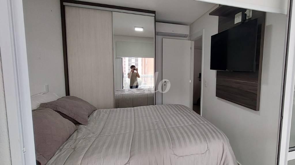 DORMITORIO de Apartamento à venda, Padrão com 40 m², 1 quarto e 1 vaga em Vila Mariana - São Paulo