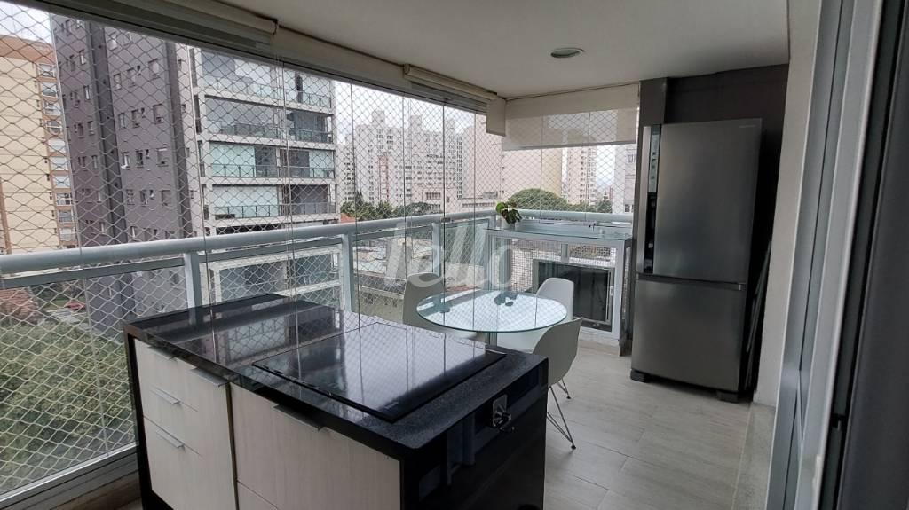VARANDA de Apartamento à venda, Padrão com 40 m², 1 quarto e 1 vaga em Vila Mariana - São Paulo