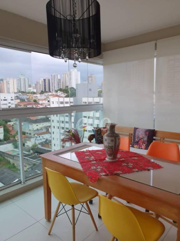 VARANDA de Apartamento à venda, Padrão com 66 m², 2 quartos e 1 vaga em Bosque da Saúde - São Paulo