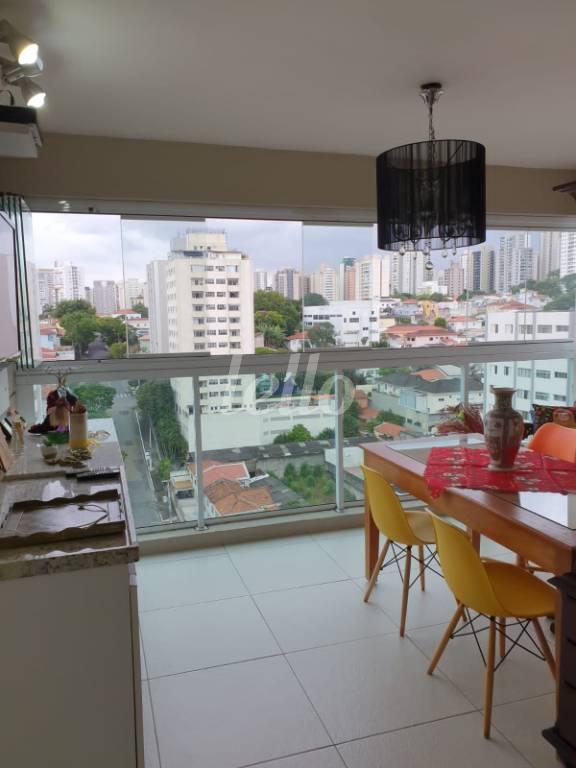VARANDA de Apartamento à venda, Padrão com 66 m², 2 quartos e 1 vaga em Bosque da Saúde - São Paulo