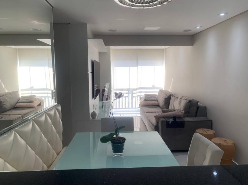 SALA DOIS AMBIENTES de Apartamento à venda, Padrão com 70 m², 3 quartos e 1 vaga em Vila Prudente - São Paulo