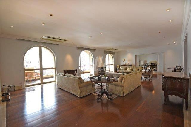 LIVING de Apartamento para alugar, Padrão com 587 m², 5 quartos e 8 vagas em Jardim Paulista - São Paulo