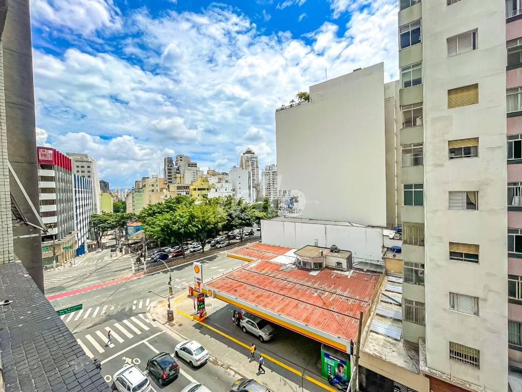 VISTA de Apartamento à venda, Padrão com 53 m², 1 quarto e em Consolação - São Paulo