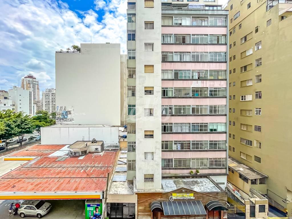 VISTA de Apartamento à venda, Padrão com 53 m², 1 quarto e em Consolação - São Paulo