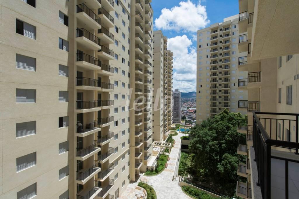 VISTA DA SACADA de Apartamento à venda, Padrão com 76 m², 3 quartos e 1 vaga em Picanco - Guarulhos