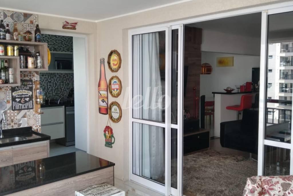 VARANDA GOURMET de Apartamento à venda, Padrão com 126 m², 3 quartos e 2 vagas em Vila Gilda - Santo André