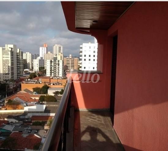 SACADA DA SALA de Apartamento à venda, Padrão com 160 m², 4 quartos e 2 vagas em Centro - Santo André