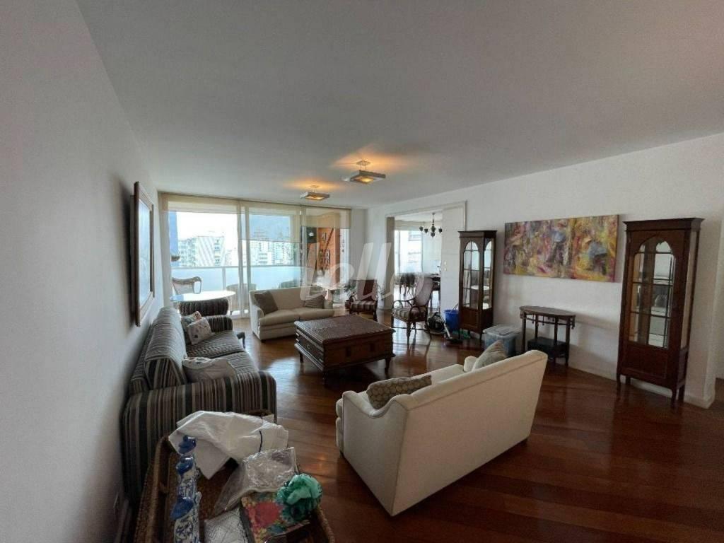 SALA 2 AMBIENTES de Apartamento para alugar, Padrão com 290 m², 3 quartos e 2 vagas em Higienópolis - São Paulo